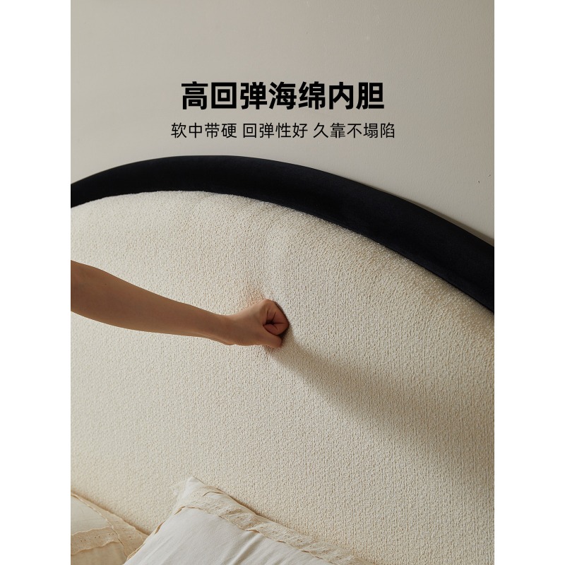Luxury Bags Buy - 프랑스 흑백 레트로 스타일 원목 소프트백