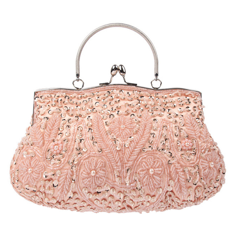 Mini Bag Evening Clutch - 여성용 클러치 백, 비즈 이브닝 백,