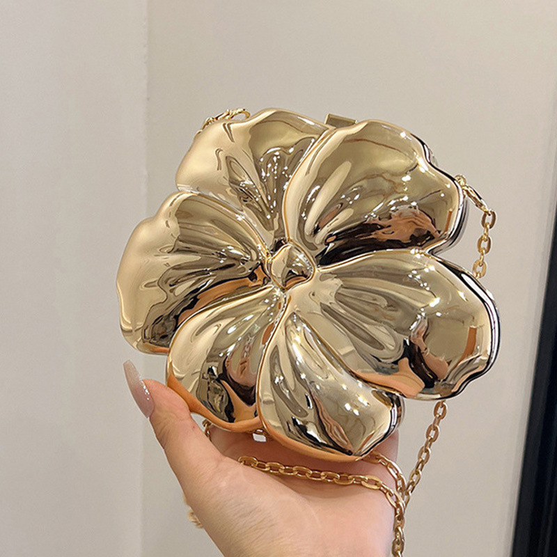 Mini Bag Evening Clutch - 패셔너블한 컬러풀한 여성용 숄더백, 금속 클러치백,