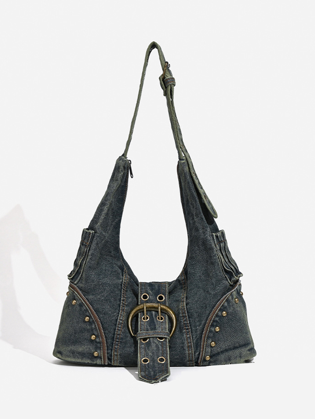 Luxury Bags News - 새로운 데님 패브릭 가방 마이야르 토트백