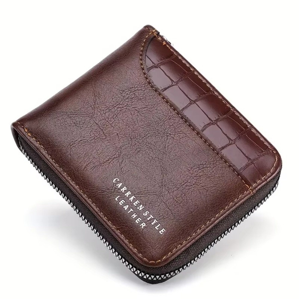 Luxury Bags News - 새로운 PU 가죽 남성용 지갑 지퍼