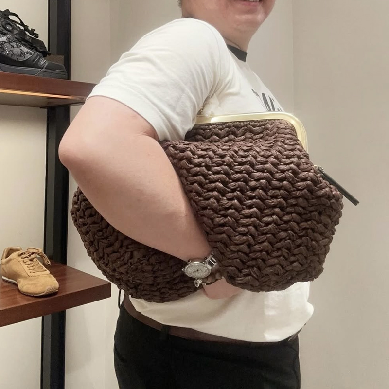 손으로 짠 키스락 프레임 숄더 라피아 클립 스트로 비치 - Luxury Bag Collection 리뷰 및 가격