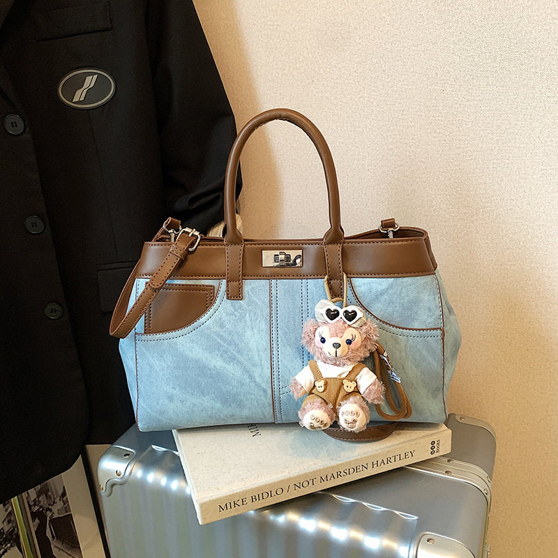 여름용 고급 레트로 토트백, 가볍고 고급스러운 디자인, - Luxury Bags Denim 리뷰 및 가격