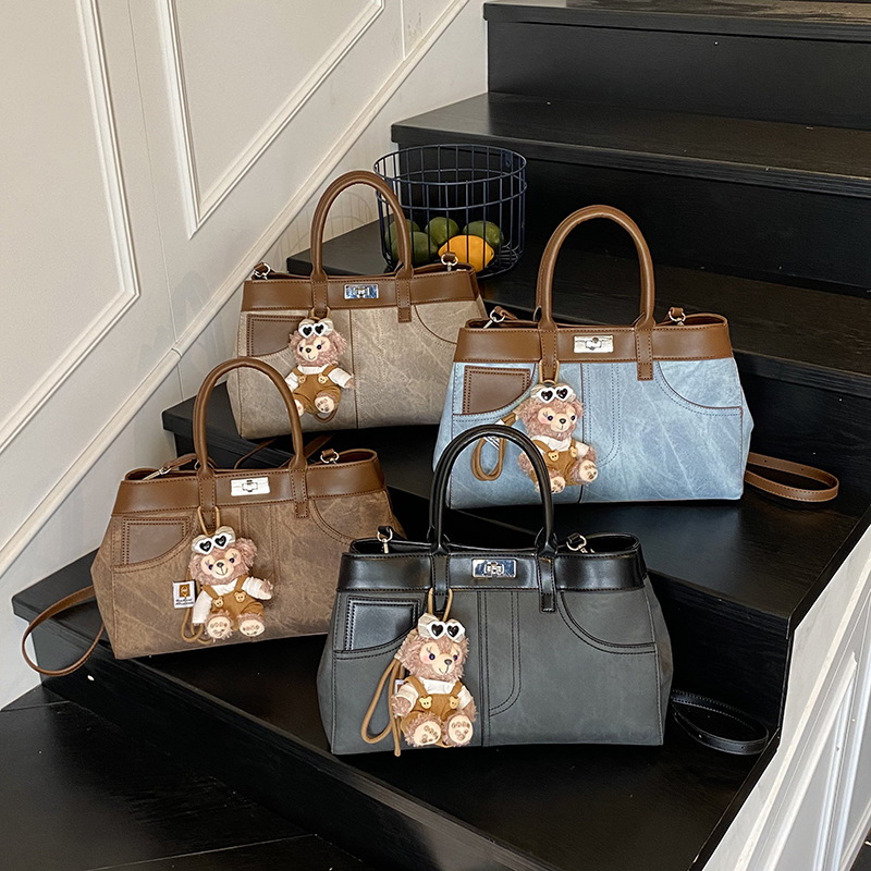 여름용 고급 레트로 토트백, 가볍고 고급스러운 디자인, - Luxury Bags Denim 리뷰 및 가격