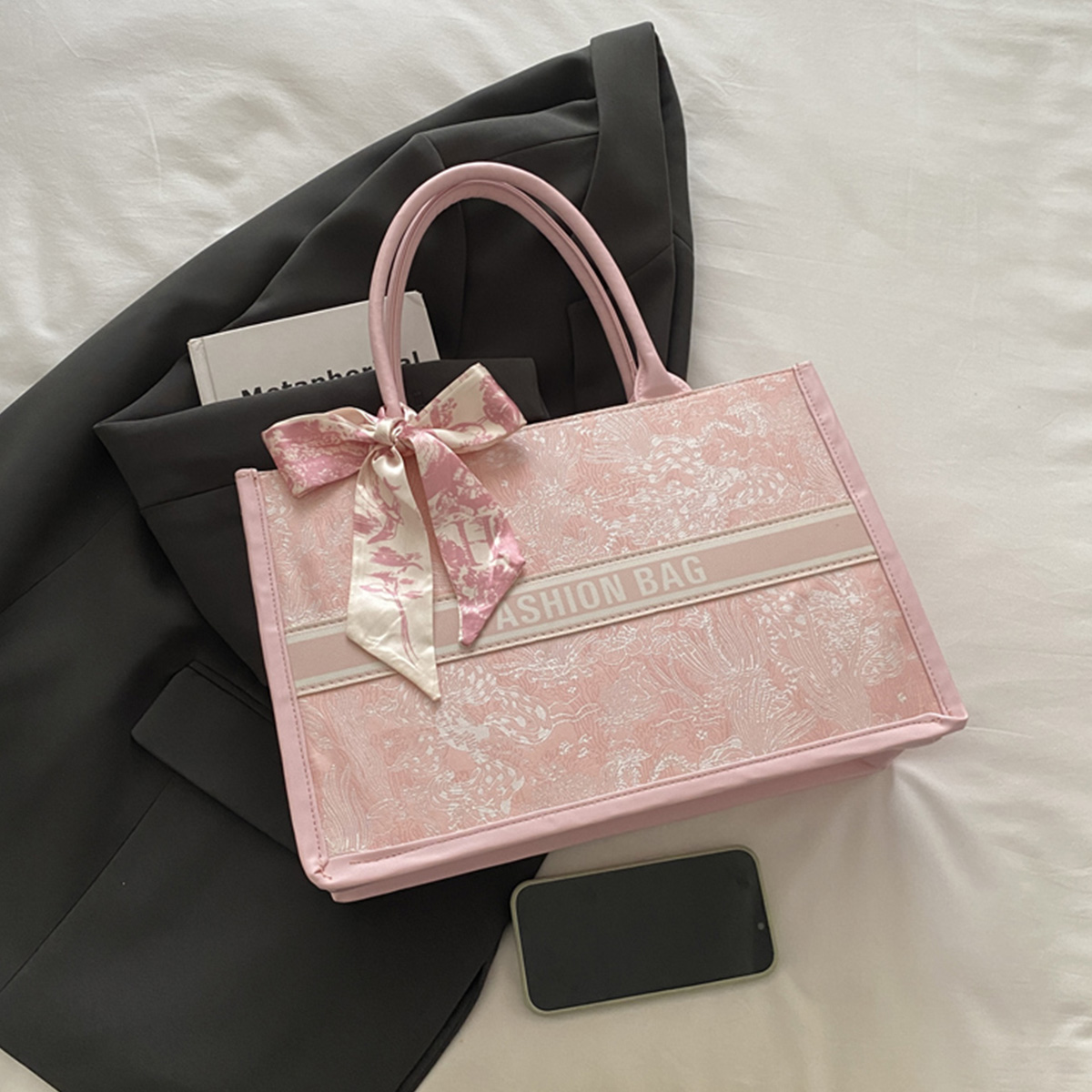 럭셔리하고 우아한 여성용 토트백, 자수 꽃무늬 PU 가 - Luxury Bag Collection 리뷰 및 가격