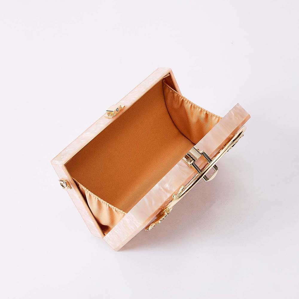 새로운 여성 아크릴 이브닝 백 진주 꽃 토트 빈티지 스 - Luxury Bags News 리뷰 및 가격
