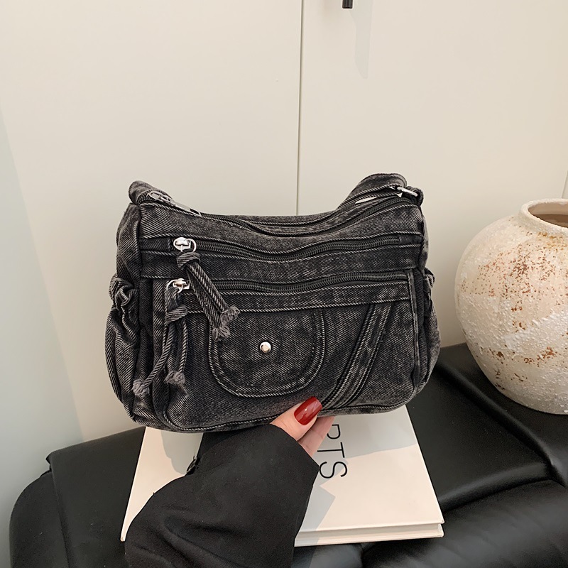 스트릿 스타일 레트로 블루 데님 백 2026 여름 멀티 - Luxury Bags Denim 리뷰 및 가격