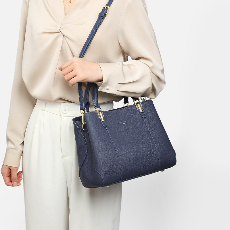 새로운 패션 정품 가죽 여성용 트렌드 핸드백 통근용 토 - Luxury Bags News 리뷰 및 가격