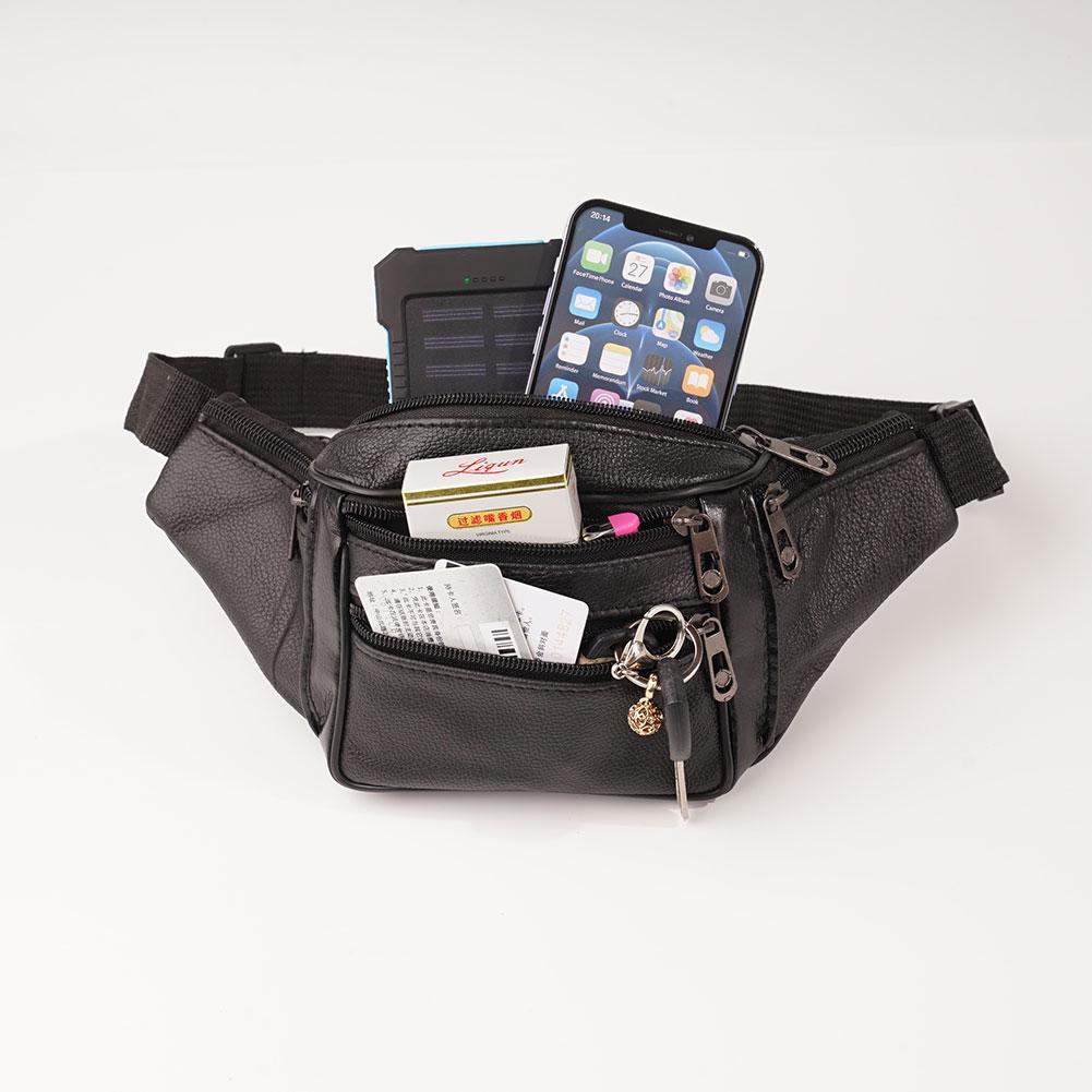 허리 팩 PU 가죽 가방 허리 벨트 가방 남성 인조 가 - Luxury Bags Leather 리뷰 및 가격