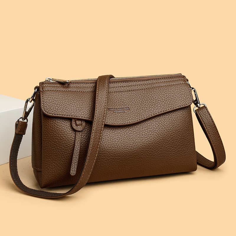 새로운 패션 단색 여성용 소형 싱글 숄더백, 럭셔리 레 - Luxury Bags News 리뷰 및 가격
