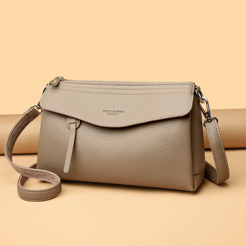 새로운 패션 단색 여성용 소형 싱글 숄더백, 럭셔리 레 - Luxury Bags News 리뷰 및 가격