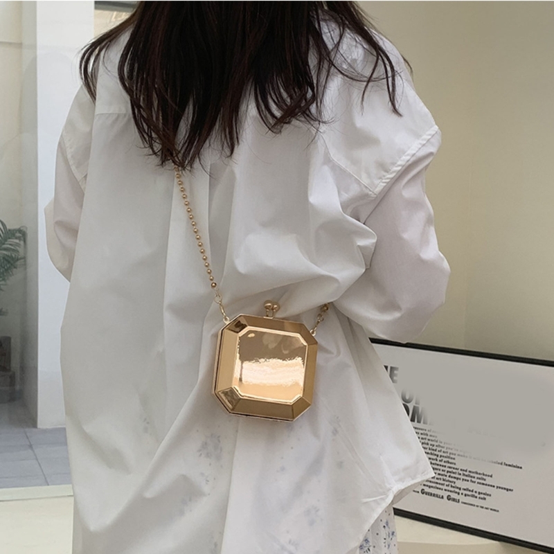 미니 럭셔리 골드 파티 이브닝 클러치 핸드백 여성용,  - Mini Bag Evening Clutch 리뷰 및 가격