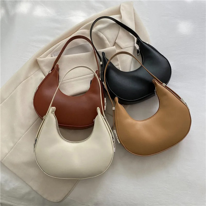 여성용 겨드랑이 가방 고급 PU 가죽 숄더백 소형 클러 - Luxury Bag Collection 리뷰 및 가격