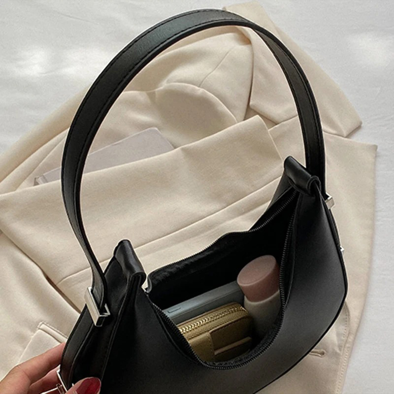 여성용 겨드랑이 가방 고급 PU 가죽 숄더백 소형 클러 - Luxury Bag Collection 리뷰 및 가격