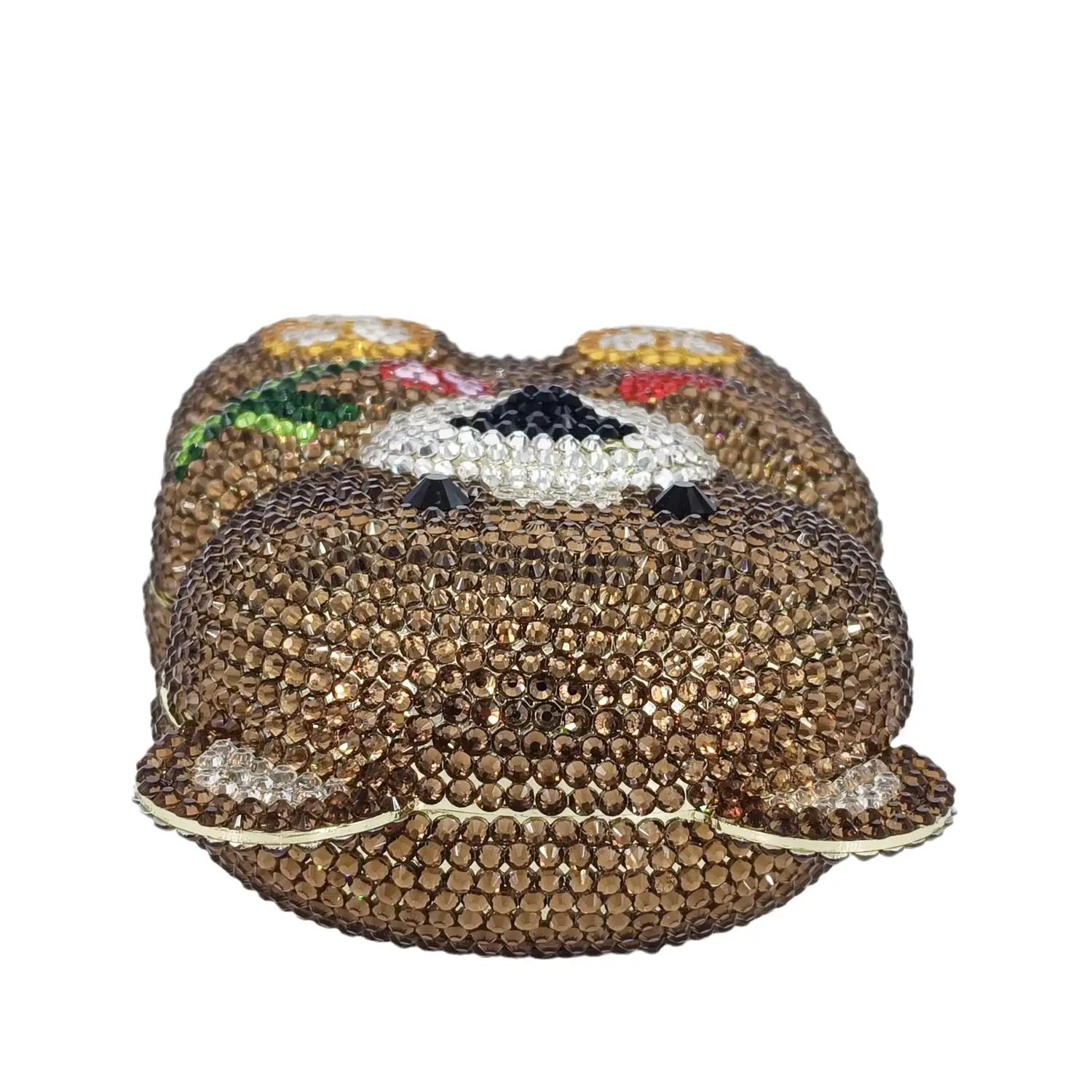 부티크 드 FGG 브라운 크리스탈 테디 베어 이브닝 클 - Mini Bag Evening Clutch 리뷰 및 가격