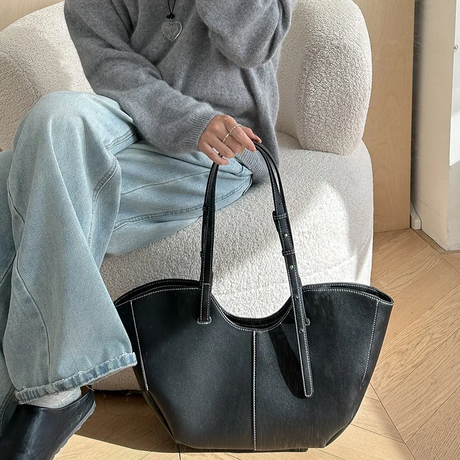 여성용 빈티지 핸드백 대용량 휴대용 쇼핑 숄더백, 럭셔 - Luxury Bag Collection 리뷰 및 가격