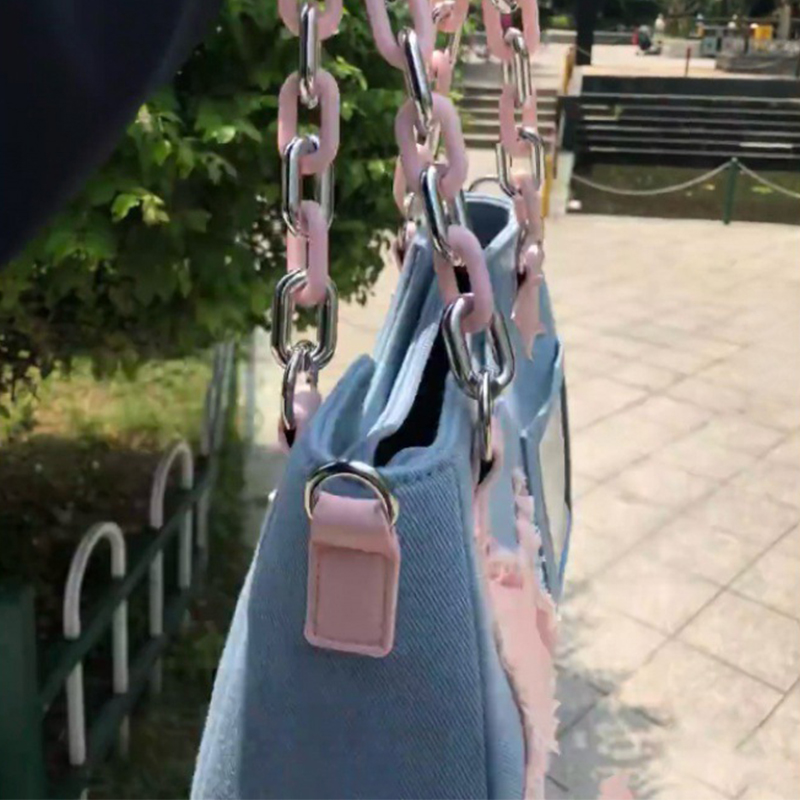 데님 여성 겨드랑이 가방 대용량 디자이너 호보 숄더백  - Luxury Bags Denim 리뷰 및 가격